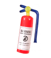 Tradineur - Extintor hinchable de plástico, accesorio inflable para disfraz de bombero, carnaval, Halloween, cosplay, fiestas, 50 cm