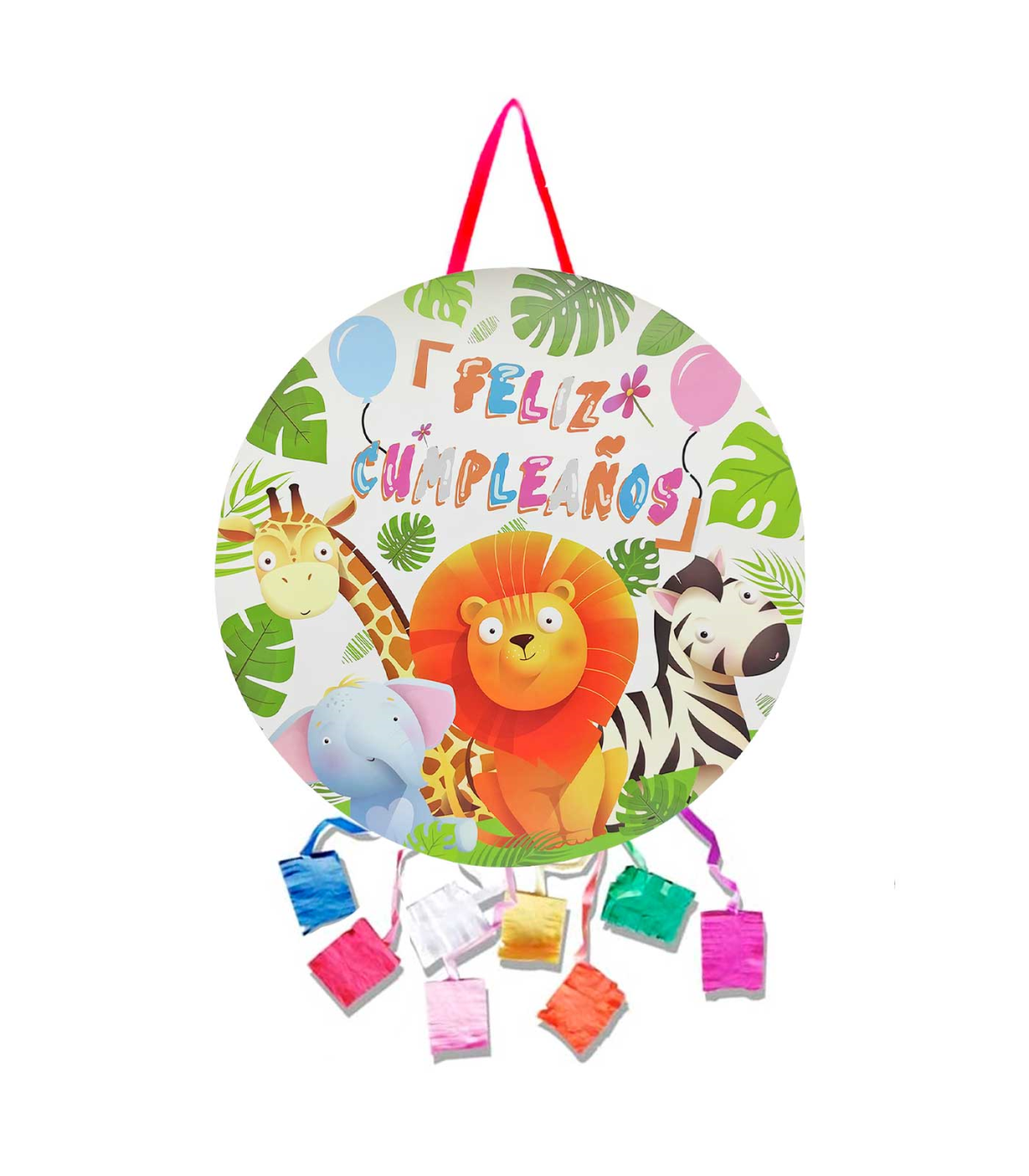 Tradineur - Piñata de unicornio, feliz cumpleaños, cartón, rellenar con  golosinas, chuches, decoración infantil para fiestas, ni