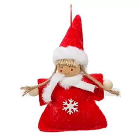 Muñeco Colgante de Felpa 10 cm para Decoración Navideña