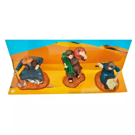 Set 3 Figuras Campesinos Belén 10 cm - Decoración Navidad Set 3 Figuras Campesinos Belén 10 cm - Decoración Navidad