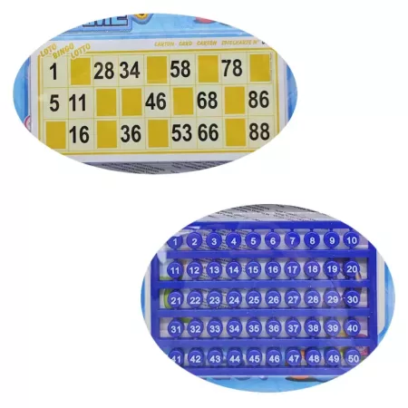 Juego de Bingo Familiar 12 Cartones 2-6 Jugadores Divertido Juego de Bingo Familiar 12 Cartones 2-6 Jugadores Divertido