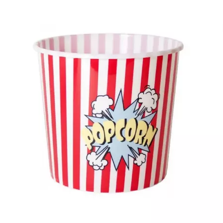 Cubo para palomitas rojo y blanco, apto lavavajillas, 24x21 cm Cubo para palomitas rojo y blanco, apto lavavajillas, 24x21 cm
