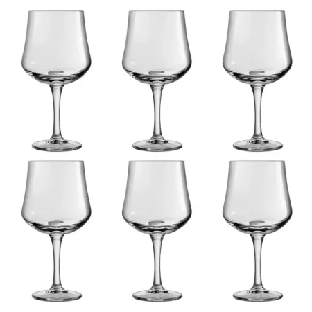 Set de 6 copas para combinados, cocktails, cristal liso, modelo arome, diseño sofisticado y elegante, aptas para lavavajillas (6