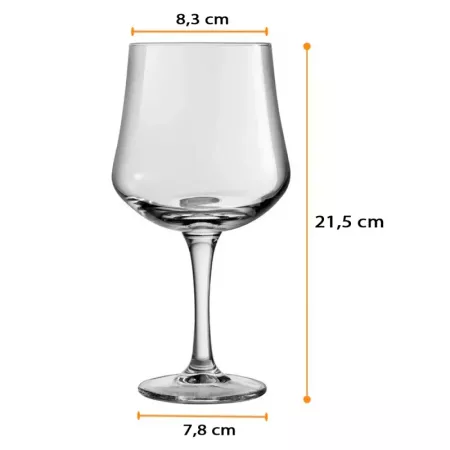 Set de 6 copas para combinados, cocktails, cristal liso, modelo arome, diseño sofisticado y elegante, aptas para lavavajillas (6