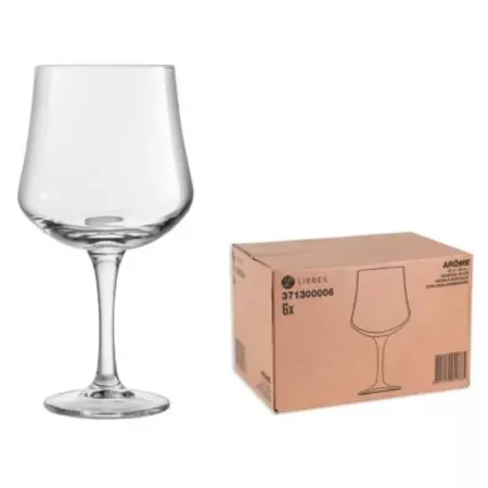 Set de 6 copas para combinados, cocktails, cristal liso, modelo arome, diseño sofisticado y elegante, aptas para lavavajillas (6