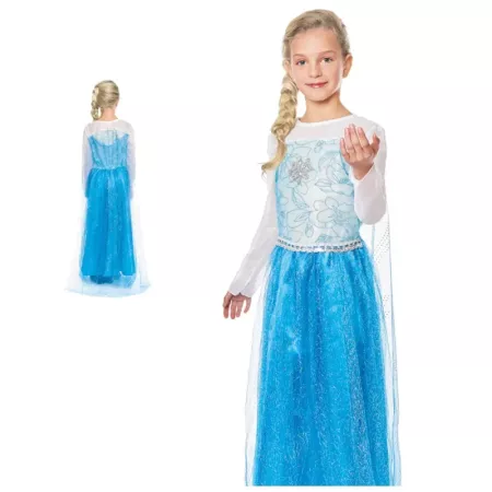 Disfraz Princesa de Hielo Niñas 5-6 Años Carnaval y Halloween Disfraz Princesa de Hielo Niñas 5-6 Años Carnaval y Halloween