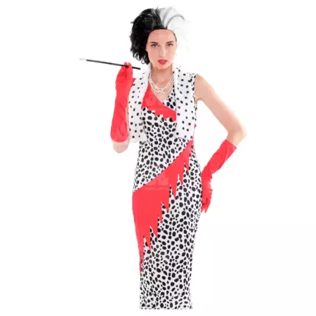 Disfraz Villana Cruel Mujer Talla L Carnaval Halloween Adulto