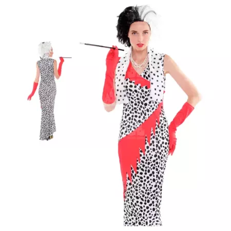 Disfraz Villana Cruel Mujer Talla L Carnaval Halloween Adulto