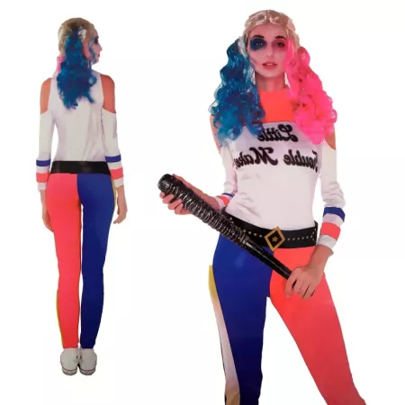 Disfraz Chica Problemática Rojo y Azul Talla S Carnaval Disfraz Chica Problemática Rojo y Azul Talla S Carnaval