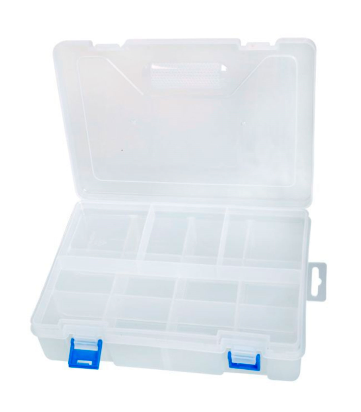 Caja organizadora de plástico nº 20, multiusos, con separadores, 6  compartimentos, almacenaje de tornillos, tuercas, accesorios