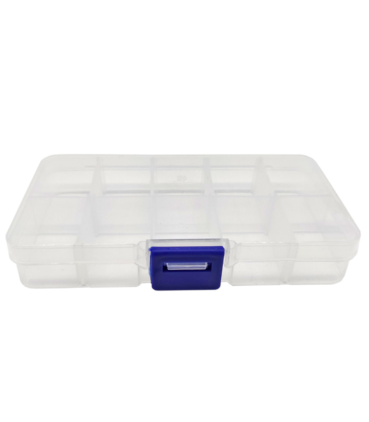 Tradineur - Caja organizadora de plástico con 10 compartimentos y 6  separadores removibles, almacenaje de tornillos, tuercas, ac