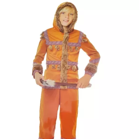 Disfraz Esquimal Naranja Niño 3-4 años | Ideal Carnaval