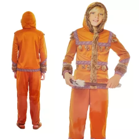 Disfraz Esquimal Naranja Niño 3-4 años | Ideal Carnaval