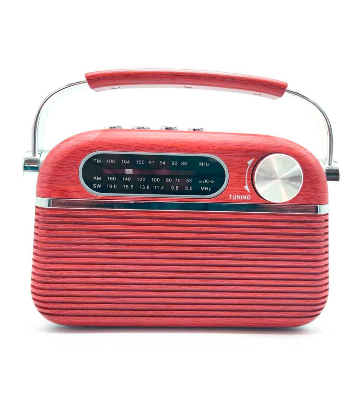 Tradineur - Radio vintage POP con diseño clasico - Sintonizador