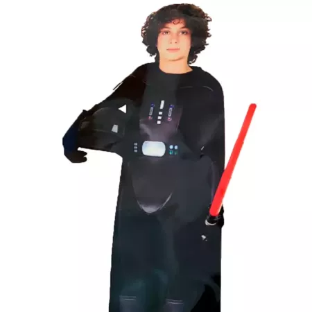 Disfraz Caballero Oscuro Negro para Niños 7-9 años Fiesta