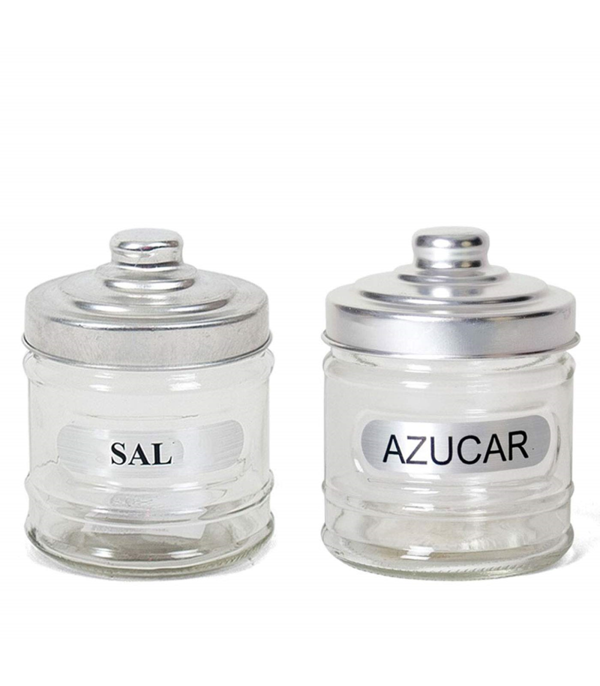 Saleros y Azucareros Salero y azucarero cocina ceramica corona Rojo,  recipientes para almacenamiento R66392-66385