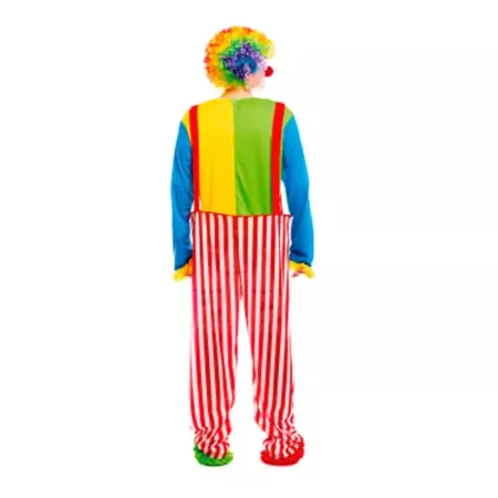 Disfraz Payaso Arcoíris Adulto M Carnaval y Halloween Disfraz Payaso Arcoíris Adulto M Carnaval y Halloween