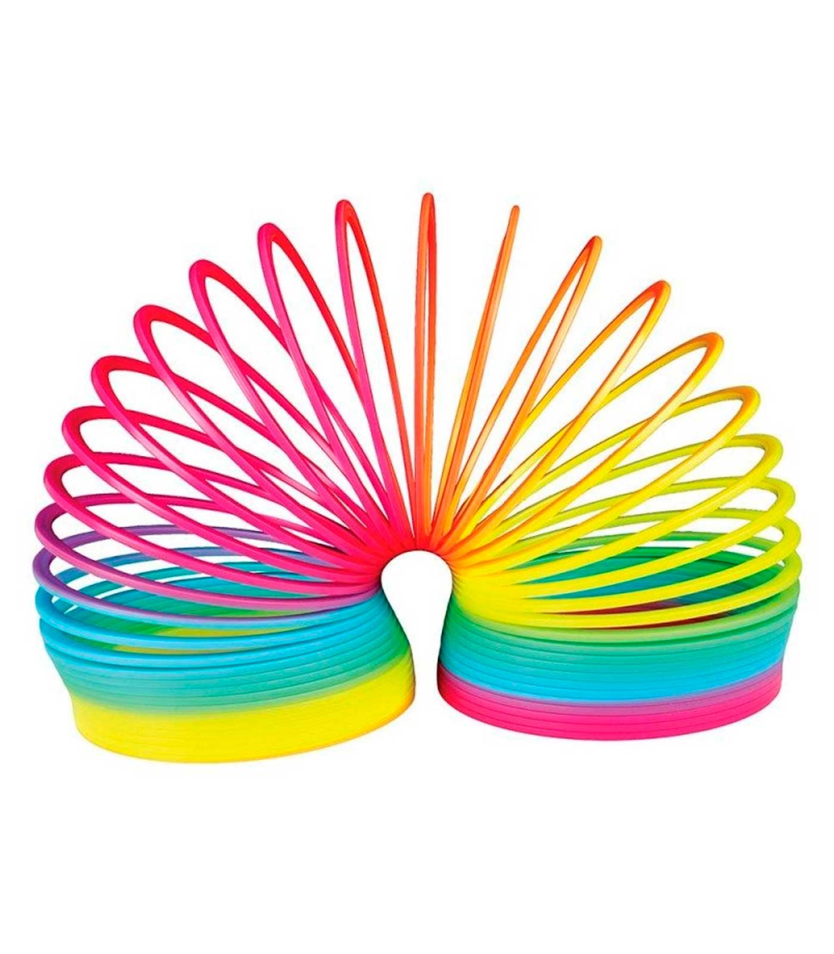 Tradineur - Muelle Arcoíris - Colores Brillantes - Ideal para el  antiestrés, regalo para niños, premios de clases, Ø 6,5 cm