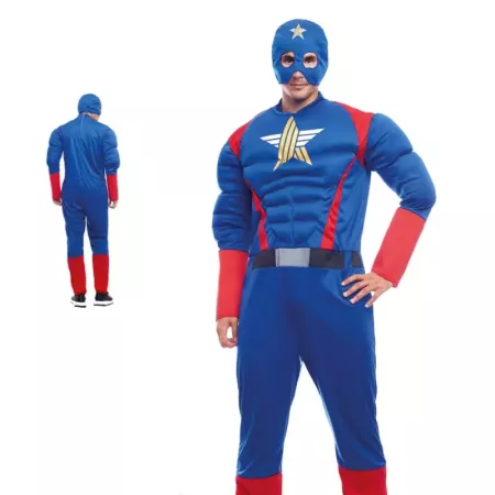 Disfraz Star Héroe Adulto S | Mono y Máscara Carnaval Halloween