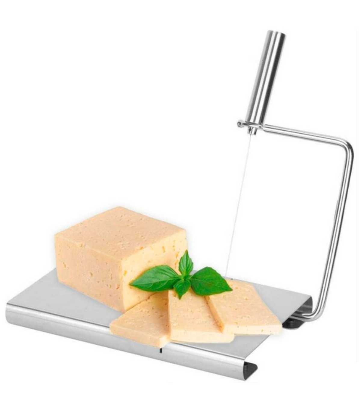 Tradineur - Cortador de queso manual, guillotina de acero