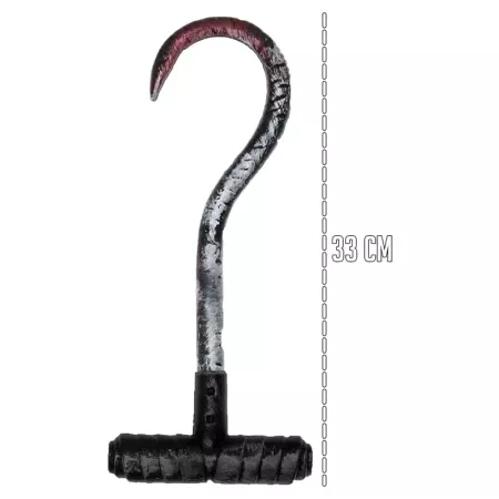 Tradineur - Garfio de asesino para agarrar, adulto, complementos para carnaval, Halloween y celebraciones - 33 x 14 x 3 cm Tradineur - Garfio de asesino para agarrar, adulto, complementos para carnaval, Halloween y celebraciones - 33 x 14 x 3 cm