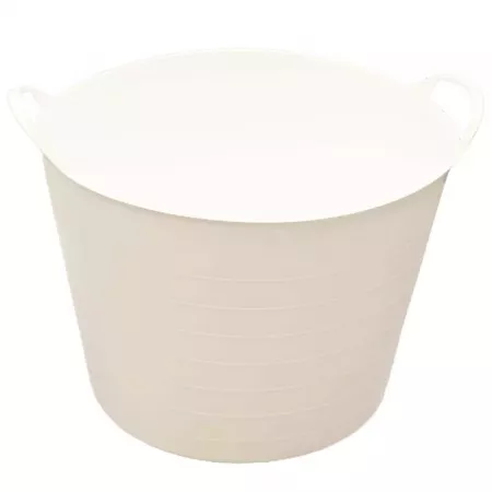 Capazo Flexible 42L con Asas Reforzadas, Azul o Blanco Capazo Flexible 42L con Asas Reforzadas, Azul o Blanco