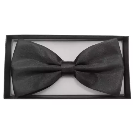 Pajarita de raso para disfraz, 100% poliéster, accesorio de carnaval, halloween, cosplay, fiestas, cumpleaños (Negro, adulto, ta