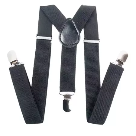 Tirantes de color negro para jóvenes y adulto, complementos para carnaval, halloween y celebraciones. 35,5 x 12 x 1 cm