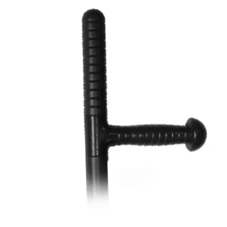 Porra de policía con agarradera color negro para jóvenes y adulto, complementos para carnaval, halloween y celebraciones. 58 x 1