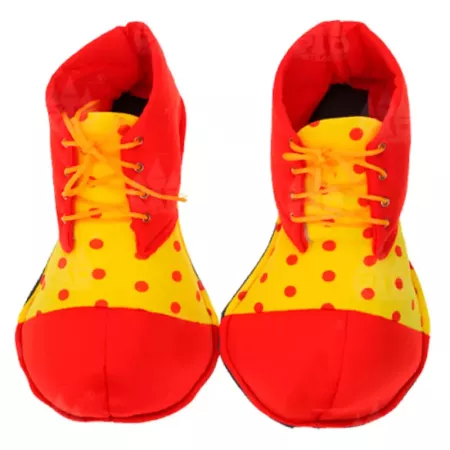Zapatos de payaso con lunares, accesorios para disfraz, carnaval, halloween, cosplay, circo, fiestas, cumpleaños, adulto, talla