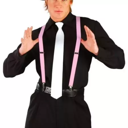 Tirantes Fucsia para Disfraz de Payaso Adulto – Talla Única