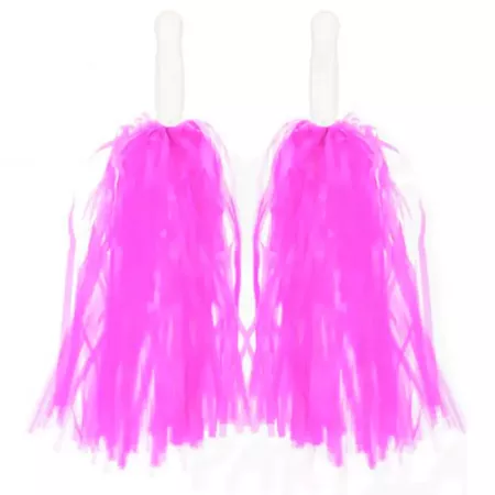 Pompones para animadora, plástico, deporte, complemento de disfraz, carnaval, halloween, cosplay, fiesta, baile, adulto, 34 cm,