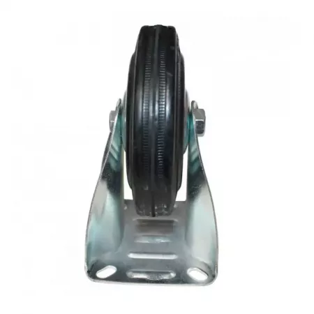 Rueda Fija 70 mm Goma Antiarañazos y Soporte Reforzado Rueda Fija 70 mm Goma Antiarañazos y Soporte Reforzado