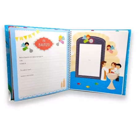 Álbum Primera Comunión niño barco 7 hojas 34x27 cm Álbum Primera Comunión niño barco 7 hojas 34x27 cm