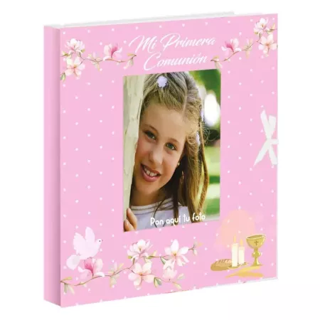 Álbum Primera Comunión Niña con 7 Hojas para Dedicatorias Álbum Primera Comunión Niña con 7 Hojas para Dedicatorias