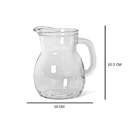 Jarra de cristal 0,25 L compacta y duradera, ideal en casa Jarra de cristal 0,25 L compacta y duradera, ideal en casa