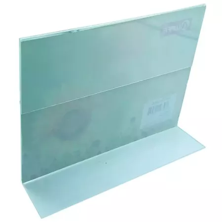 Portafotos, soporte de plástico de sobremesa transparente para fotos, marco para fotografías, oficinas, negocios, hogar (Horizon