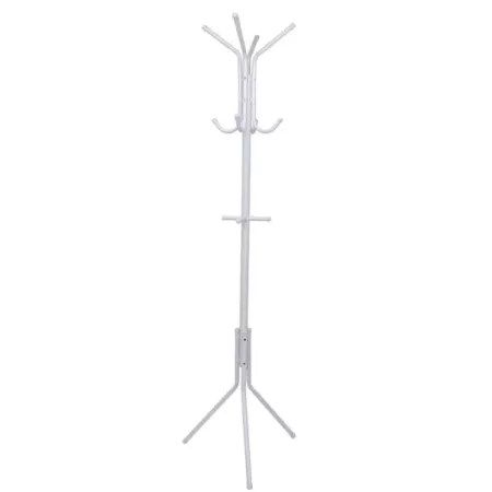 Tradineur - Perchero metálico de pie, 12 ganchos, soporte minimalista para abrigos, sombreros, bolsos, recibidor, oficina, hogar Tradineur - Perchero metálico de pie, 12 ganchos, soporte minimalista para abrigos, sombreros, bolsos, recibidor, oficina, hogar