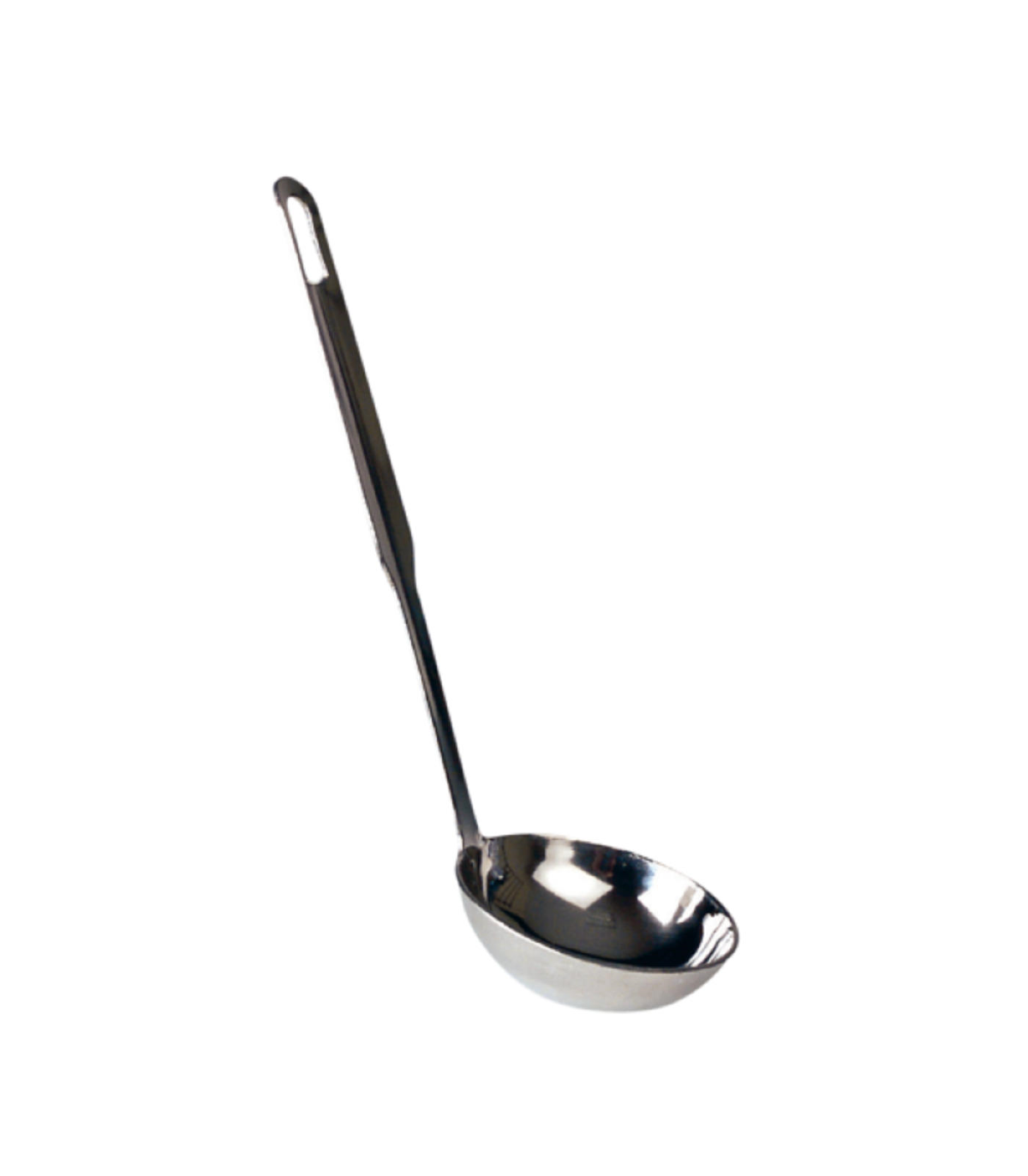 Tradineur - Cazo para servir salsas de acero inoxidable 20 cm, cucharón,  cacillo de cocina con agujero para colgar, apto para la