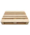 Tradineur - Pack de 6 bandejas de madera estilo palet multiusos 17,6 x 11,3 x 3 cm. Posavasos, tabla, plato ideal para servir tapas, pinchos, caterings