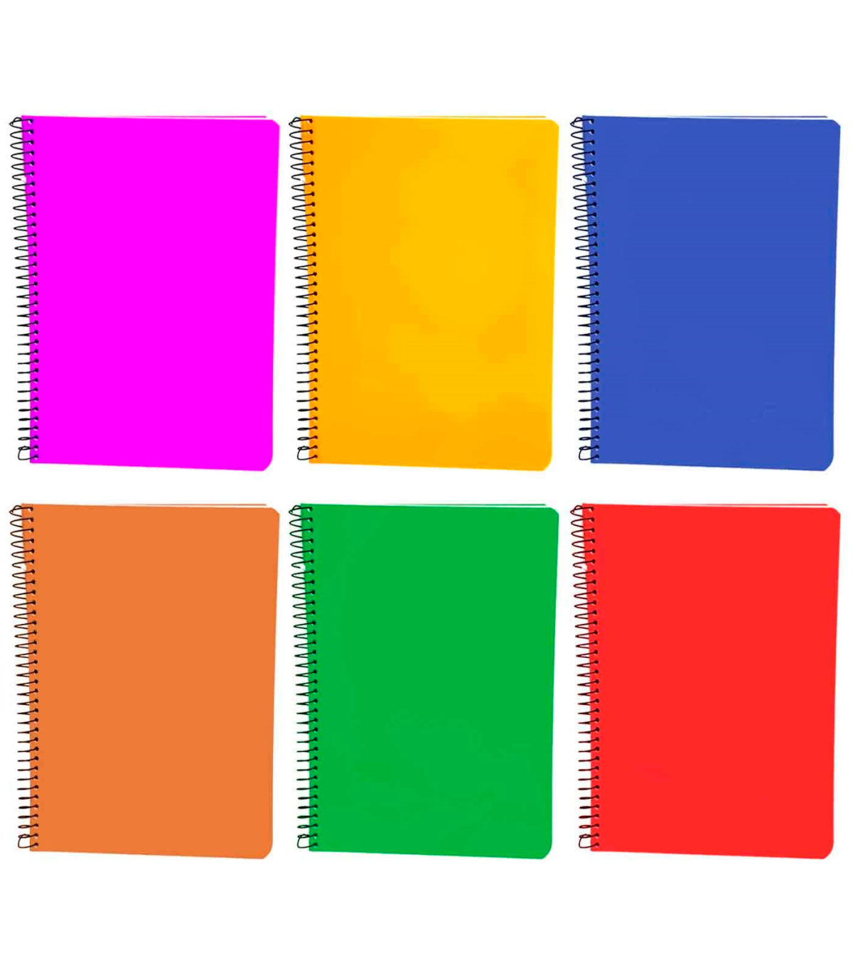 Cuaderno Folio Blanco A4 Tradineur - Cuaderno A4 con hojas en blanco, lisas, encuadernación de  espiral y tapa dura, libreta tamaño folio, bloc de notas c