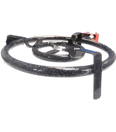 Tradineur - Aro paellero esmaltado gas butano negro 20 cm. Quemador de gas  para paellas, hornillo paellero plano