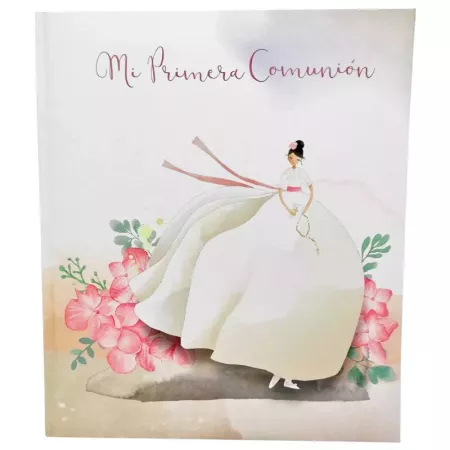 Libro de Primera Comunión para Niña con Fotos y Dedicatorias
