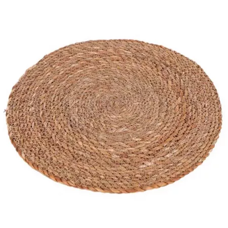 Salvamanteles redondo de paja antideslizante 30 cm, 2 colores Salvamanteles redondo de paja antideslizante 30 cm, 2 colores