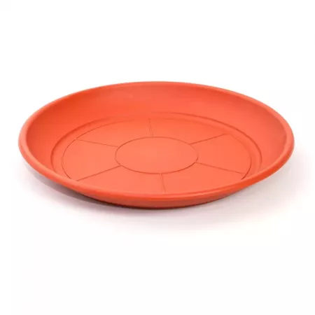 Plato maceta marrón 20 cm resistente en polipropileno Plato maceta marrón 20 cm resistente en polipropileno