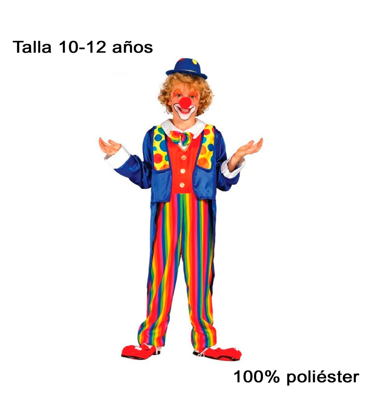 Tradineur - Disfraz de infantil, poliéster, incluye con pajarita y chaqueta, niños, carnaval, Halloween,