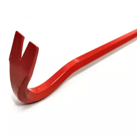 Palanca pata de cabra de 45x1.6 cm, roja con doble extremo