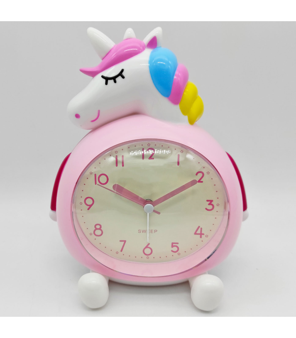 Reloj Despertador Infantil 11cm Aprendizaje Del Tiempo Pilas