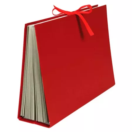 Archivador A5+ rojo burdeos | Organiza documentos con estilo