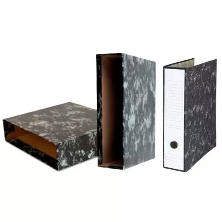 Archivador A-Z Negro 35x8x29 cm - Organización Fácil y Práctica